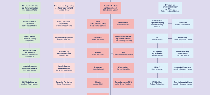 F&P Organisationsdiagram