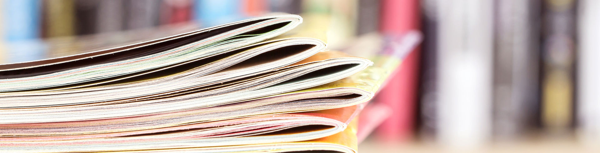 Publications on a table