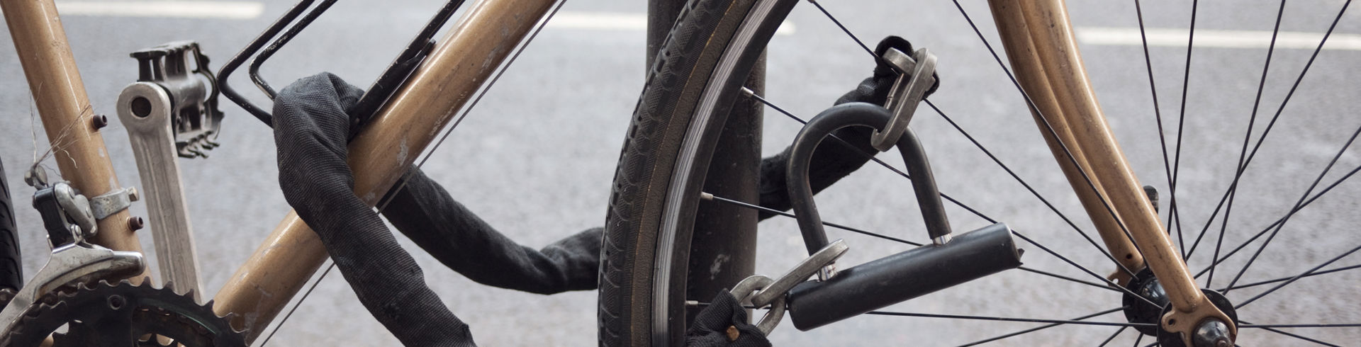 Låst cykel