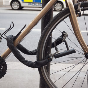 Låst cykel