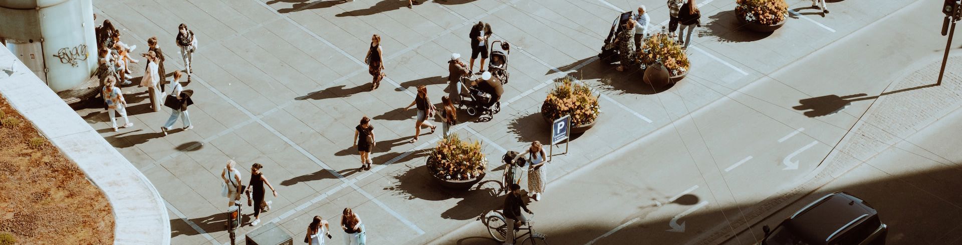 People on Nørreport, Denmark